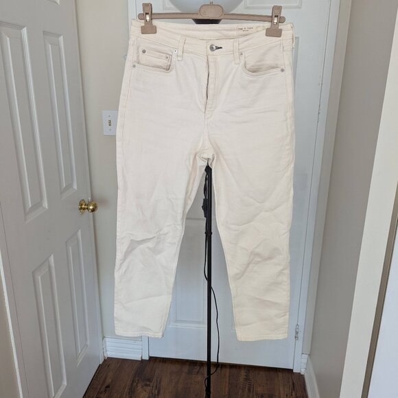 Rang and Bone off-white size 30 jeans Nina high rise - Picture 1 of 15